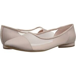 Avec Les Filles Marian Light Pink Mesh Microsuede Flats Women's Size 7